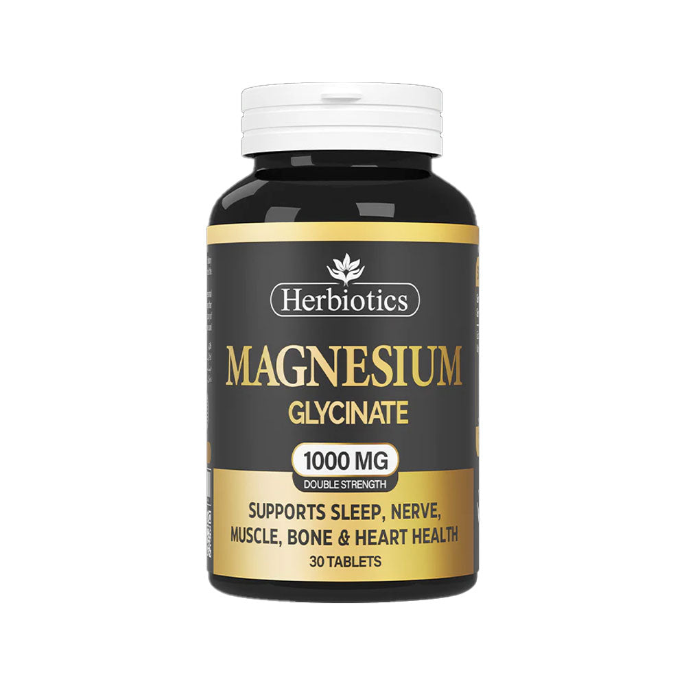 Herbiotics Magnesium Glycinate Tablets 1000mg