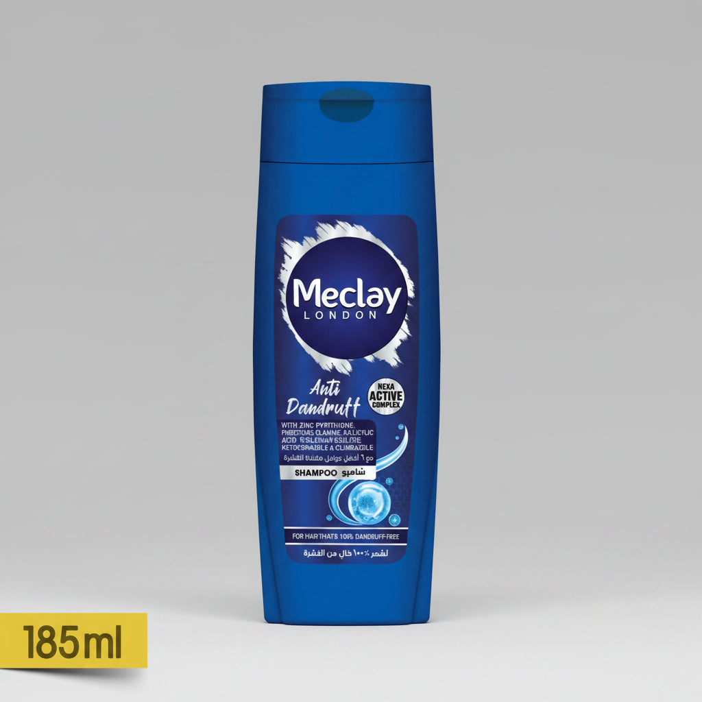 meclay london anti dandruff shampoo blue 180ml