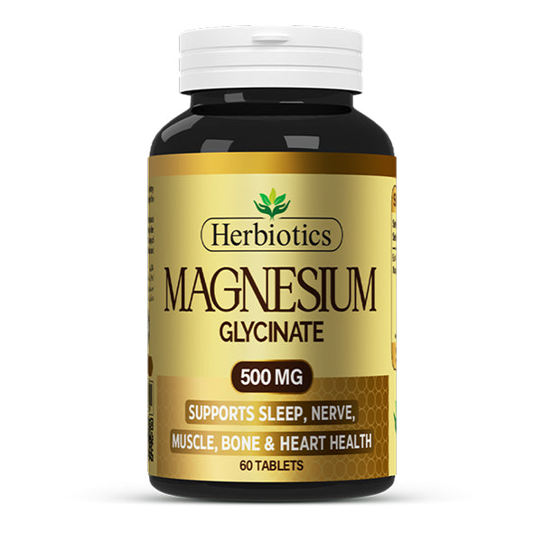Herbiotics Magnesium Glycinate Tablets 500mg