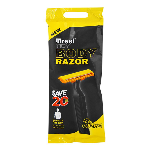 treet tidy disposable body razors 3pcs