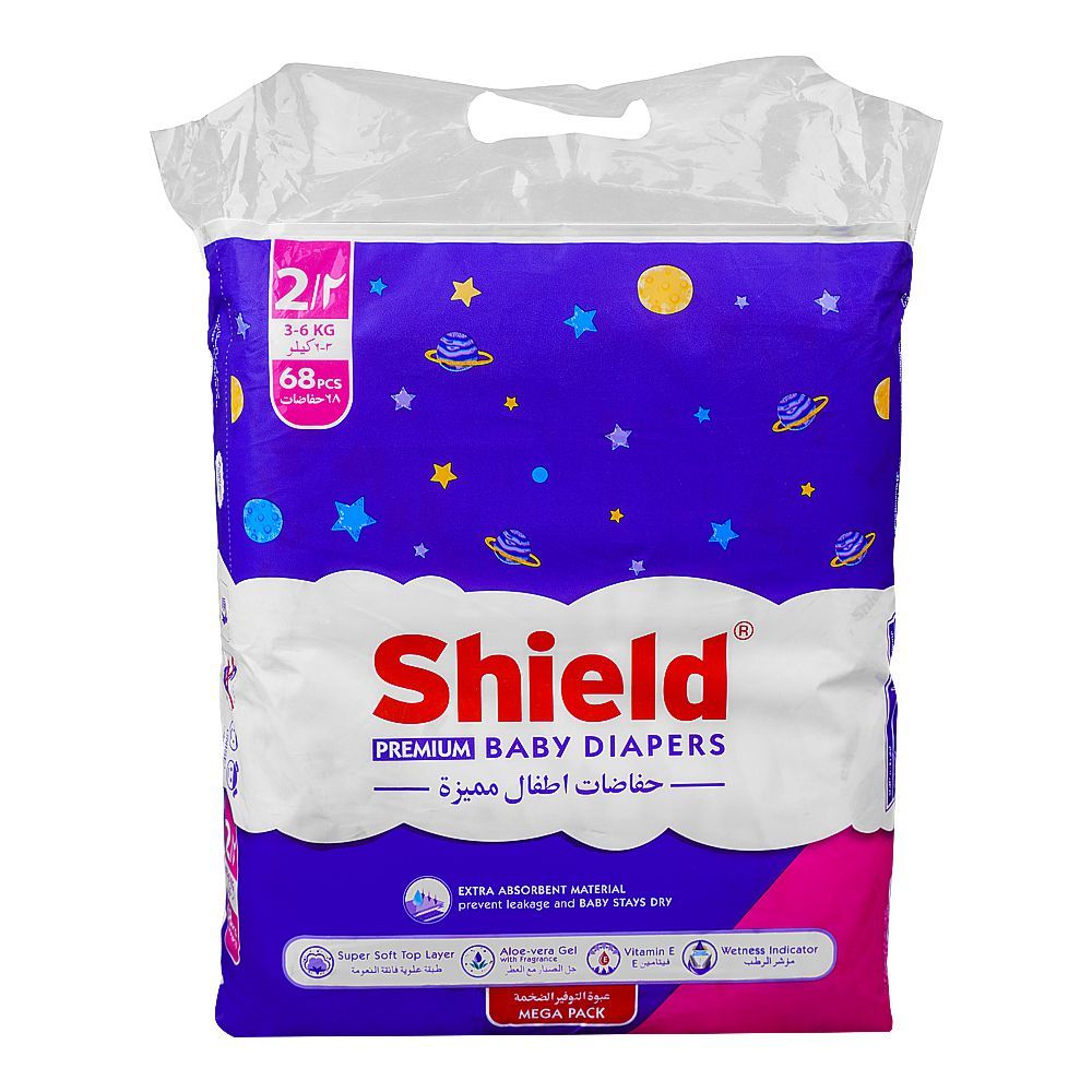 Shield Premium Baby Diaper Mega Pack Size 2...