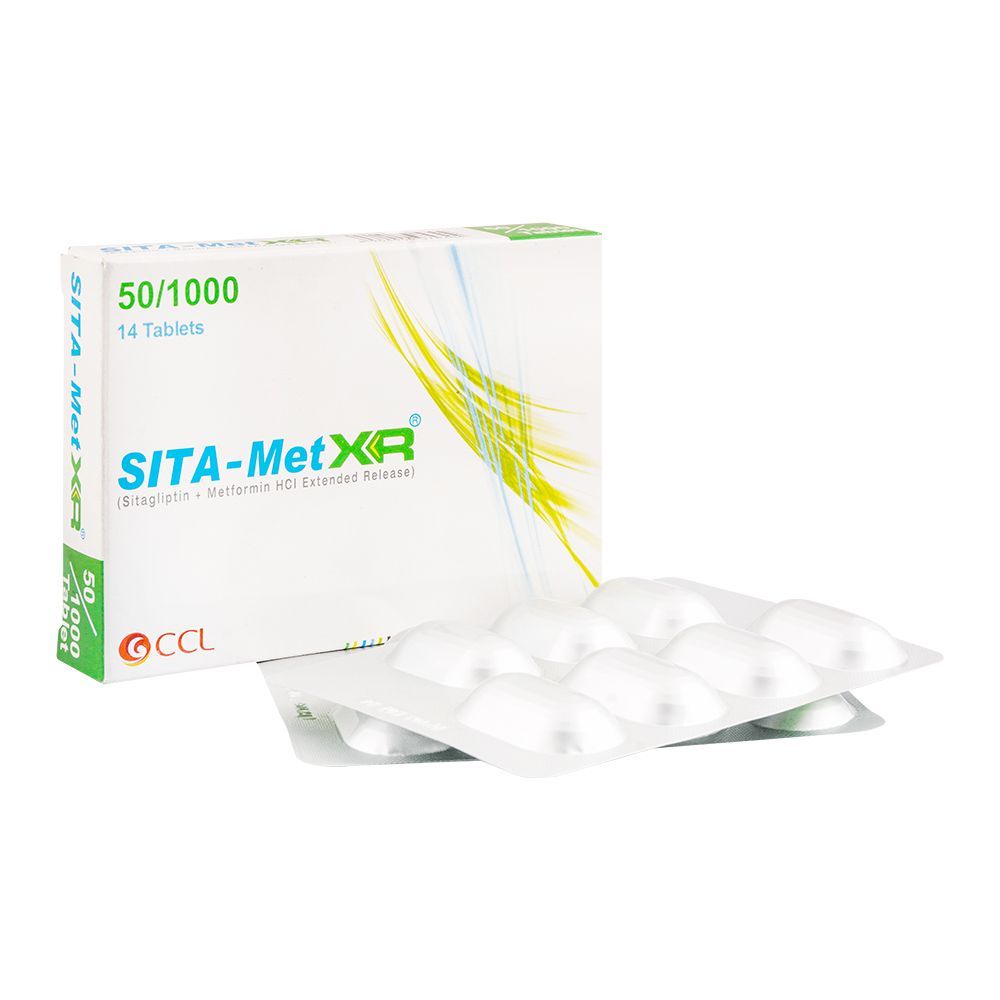 Sita-Met Xr Tablets 50mg/500mg (1 Box = 2 Strips)