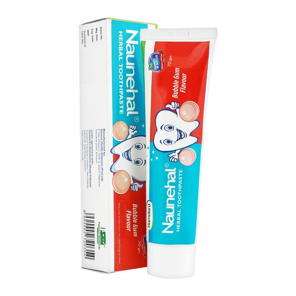 Hamdard Naunehal Bubble Gum Toothpaste 70g