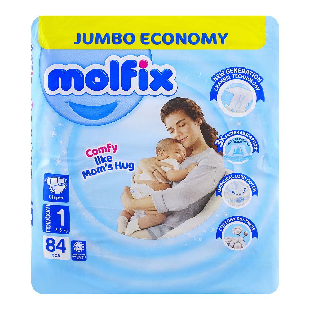 Molfix Baby Diapers Twin Pack Newborn Size 1