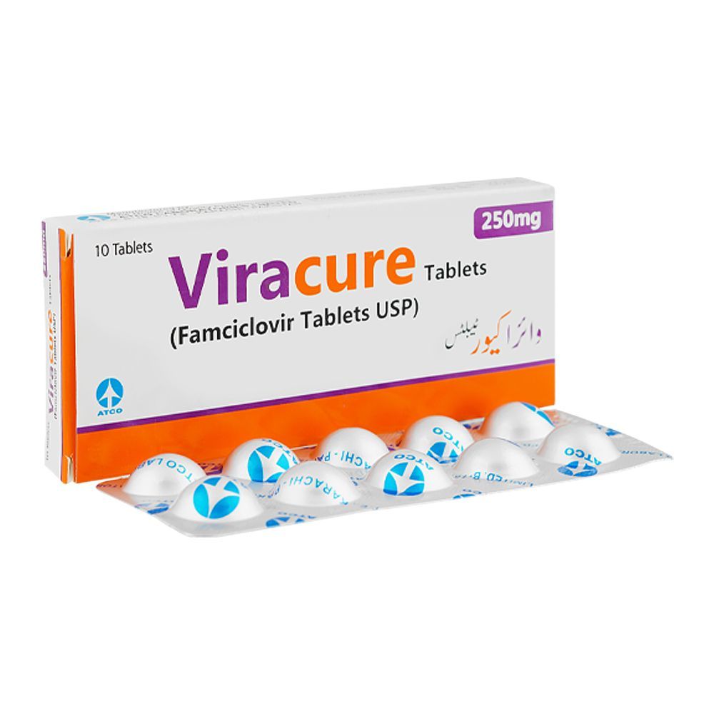 Viracure Tablets 250mg (1 Box = 1 Strip)(1 Strip = 10 Tablets)
