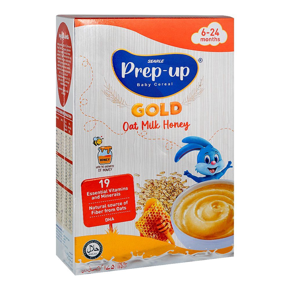 Prep-Up Baby Cereal Gold With Oat Milk & Honey