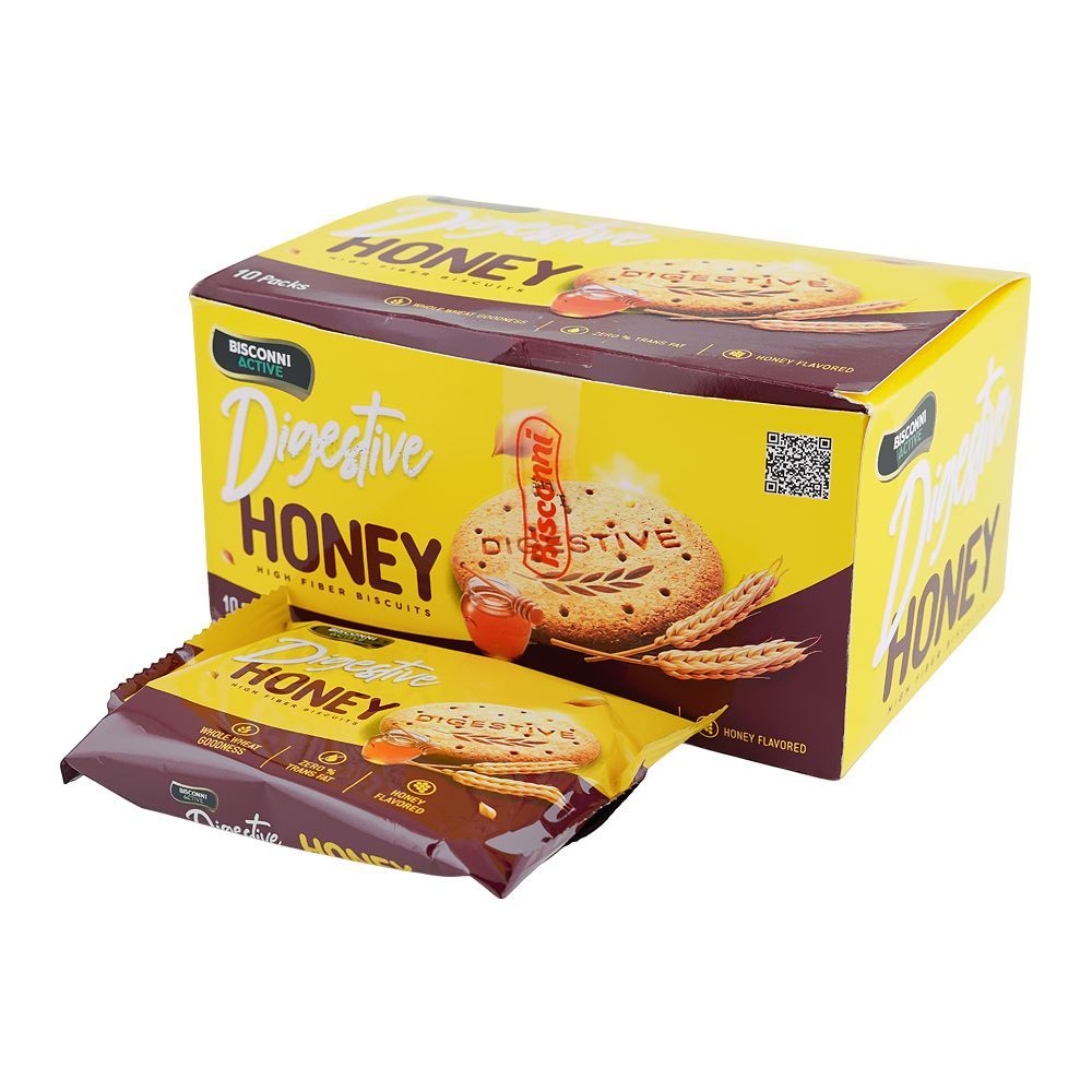 Bisconni Digestive Honey High Fiber Biscuits 270g