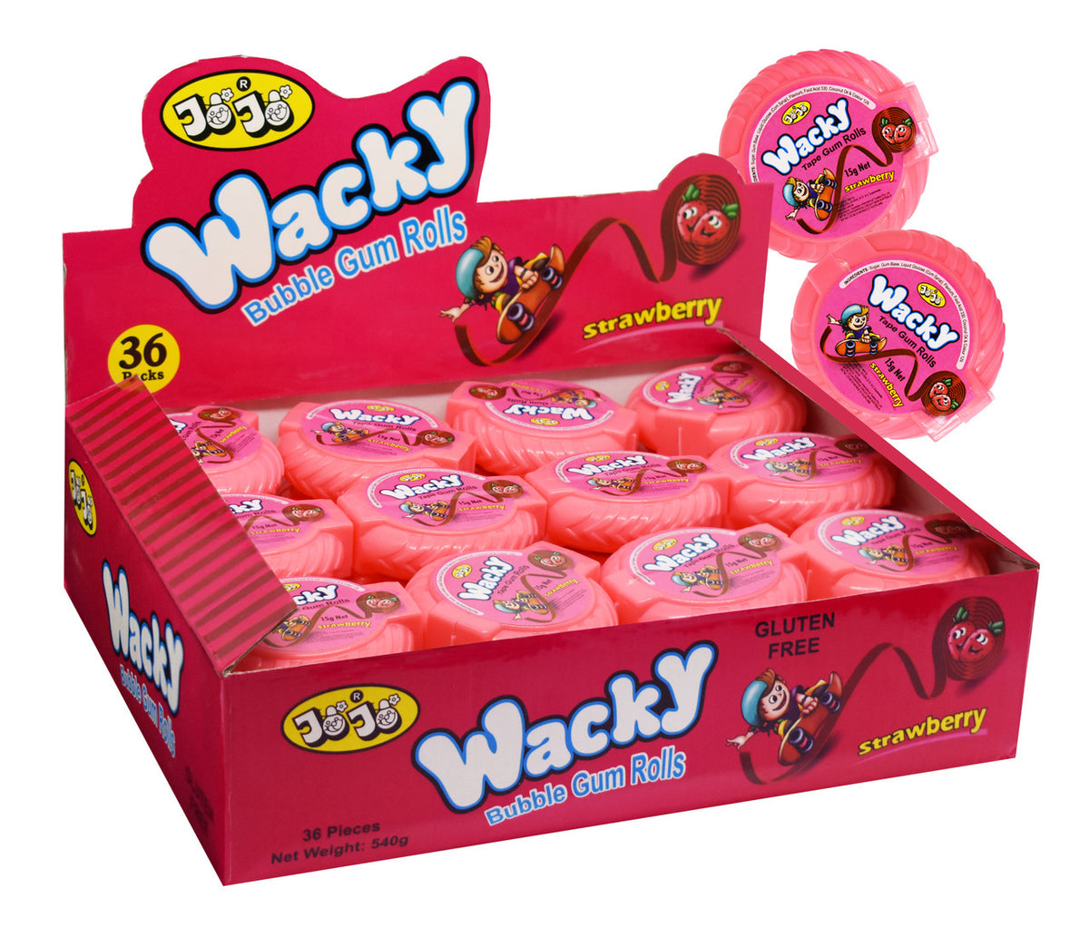 mabel wacky tape gum (1 box = 36pcs)