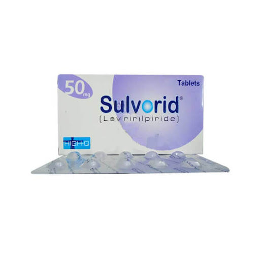 Sulvorid Tablets 50mg (1 Box = 2 Strips)