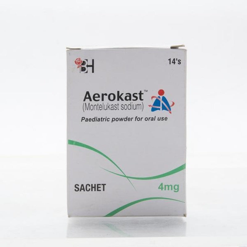 Aerokast Sachets 4mg (1 Box = 14 Sachets)