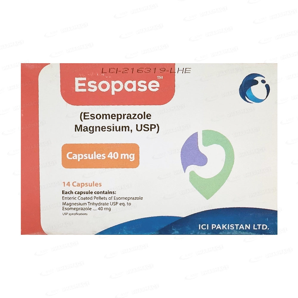 Esopase Iv Injection 40mg (1 Box = 1 Ampoule)