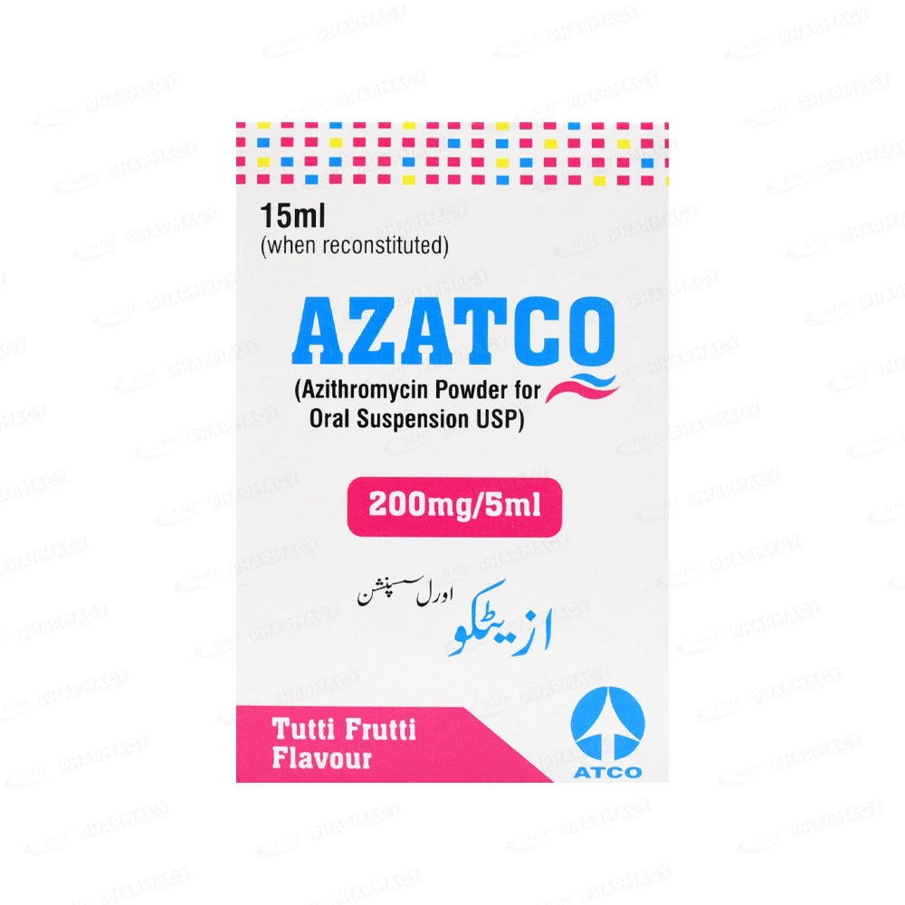 Azatco 15ml Oral Suspension 200mg/5ml