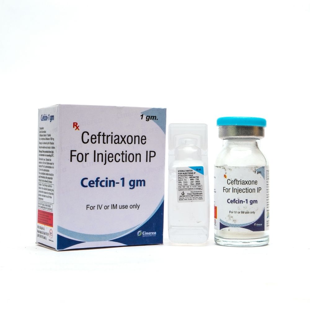 Cefcin Iv Injection 1g (1 Box = 1 Vial)