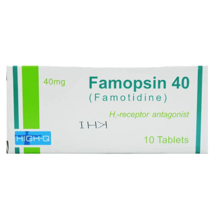 Famopsin Tablets 40mg (1 Box = 1 Strip) (1 Strip = 10 Tablets)