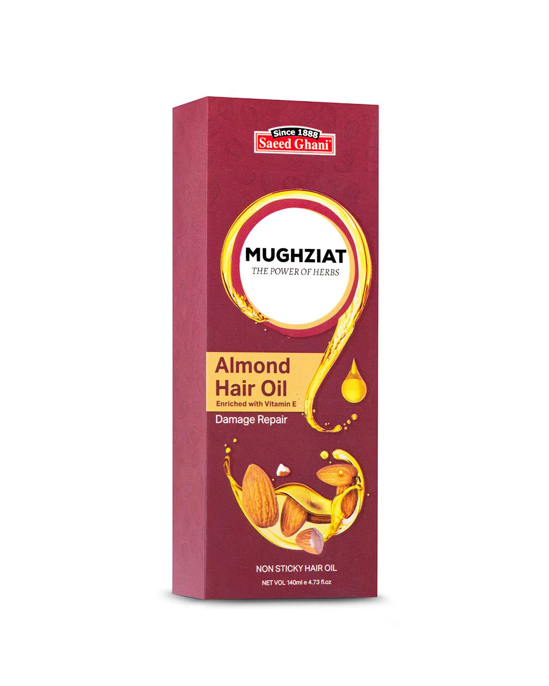 Saeed Ghani Almond Damage Repair Hair Oil