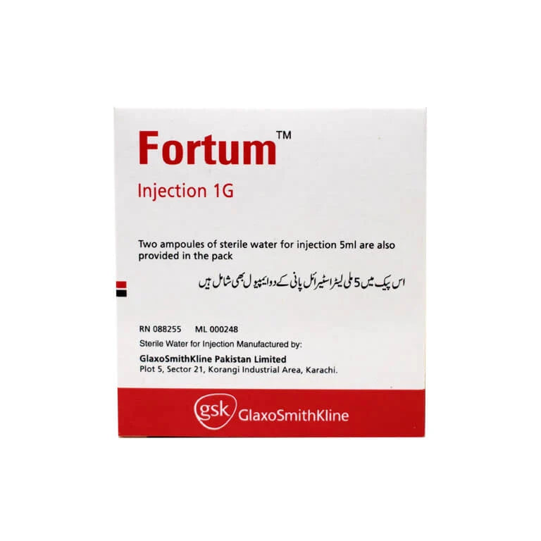 Fortum Im/Iv Injection 1g (1 Box = 1 Injection)