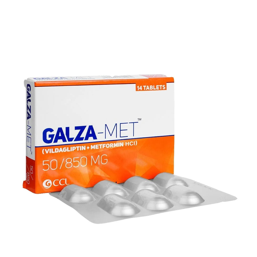 Galza-Met Tablets 50/850mg