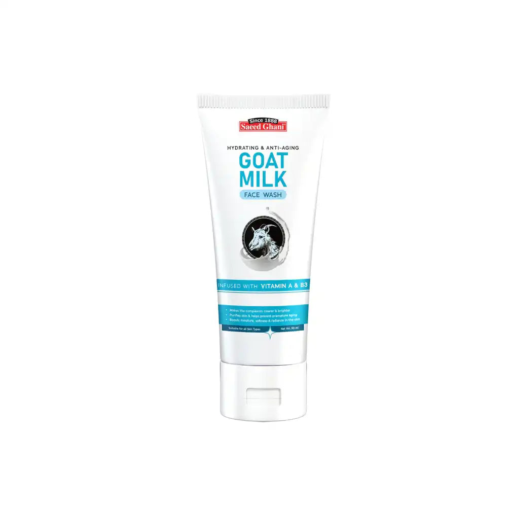 saeed ghani goat milk face wash 50ml
