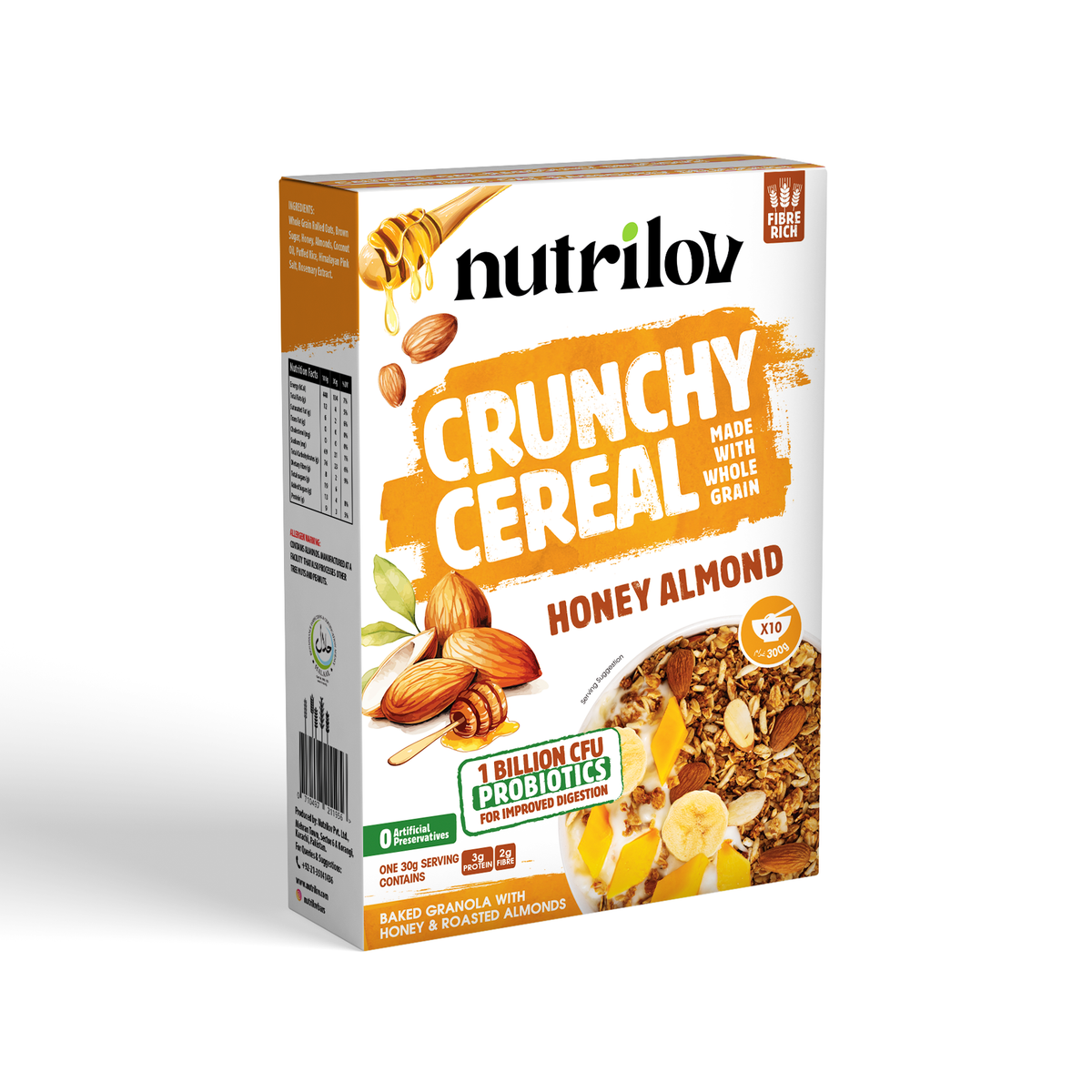 Nutrilov Crunchy Probiotics Cereal Honey