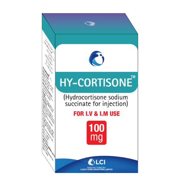 Hy-Cortisone Iv/Im Injection 100mg (1 Box = 1 Vial)