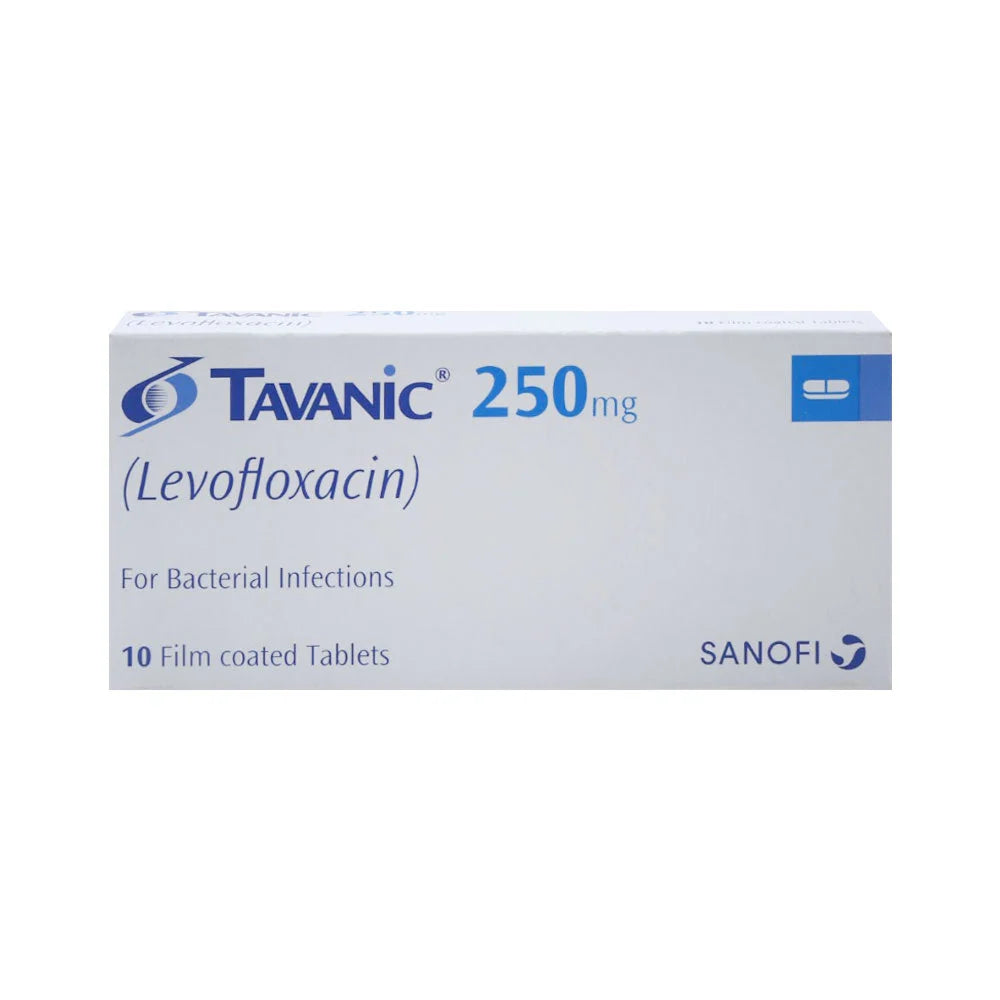 Tavanic Tablets 250mg (1 Box = 1 Strip)