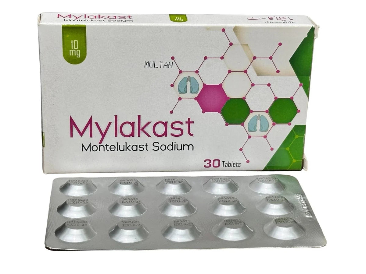 Mylakast Tablets 10mg (1 Box = 3 Strips)