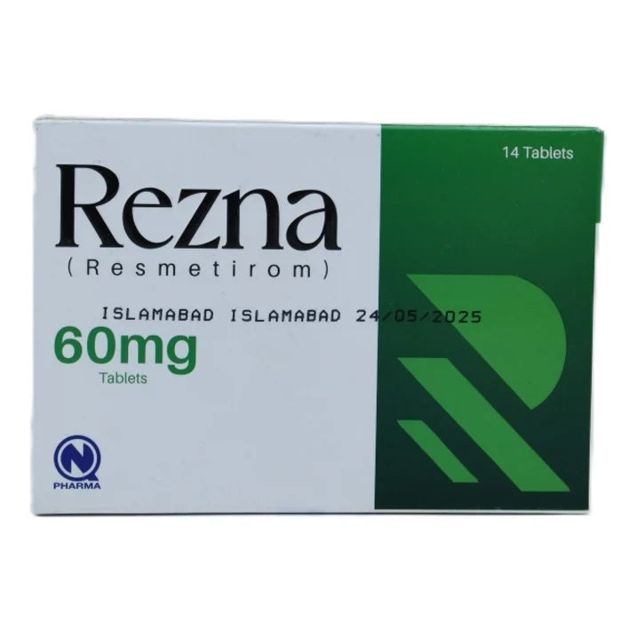Rezna Tablets 60mg (1 Box = 2 Strips) (1 Strip = ...)