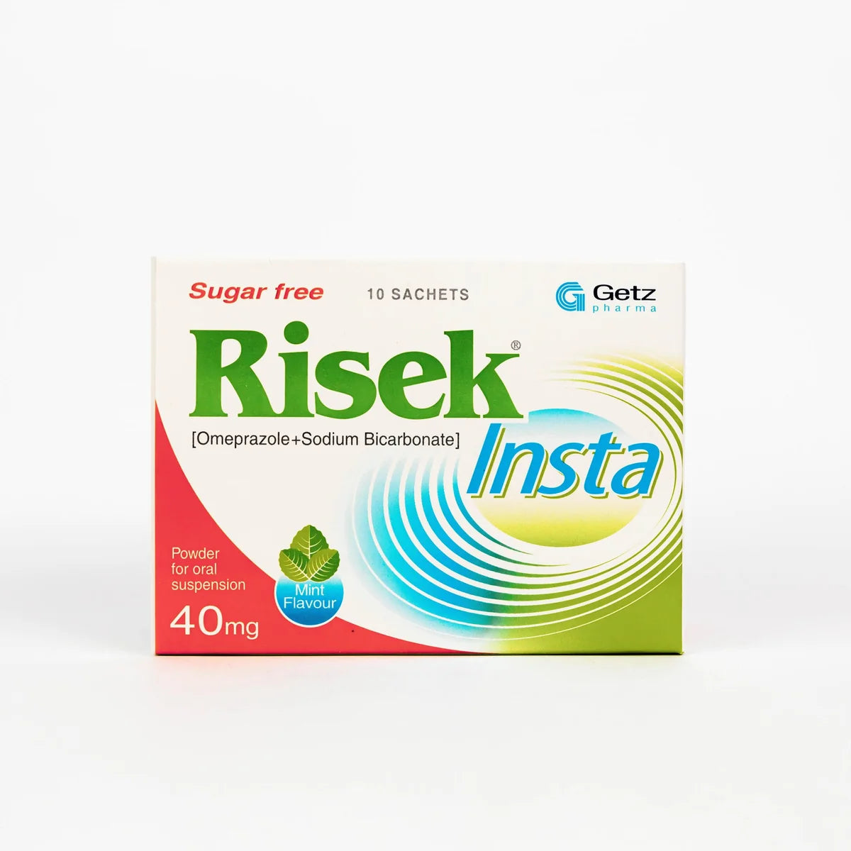 Risek Insta Sugar Free Sachets 40mg (1 Box = 10)