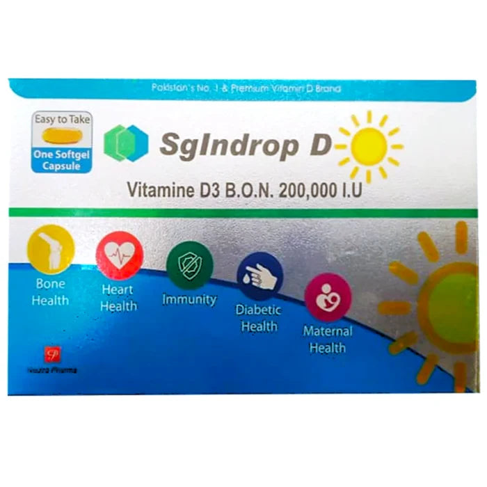 Indrop-D Softgel Capsules 200,000iu