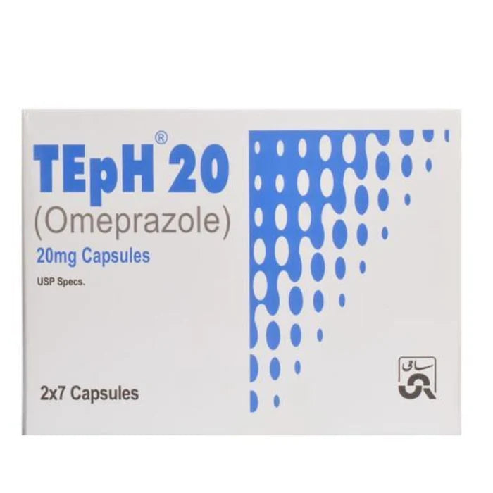 Teph Capsules 20mg (1 Strip = 7 Capsules)