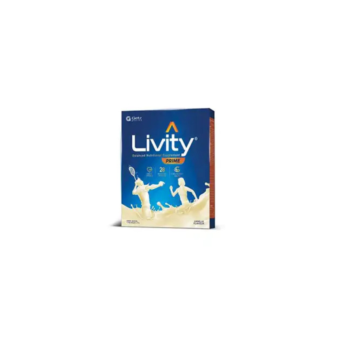 Livity Milk Powder Strawberry Soft Pack 175g