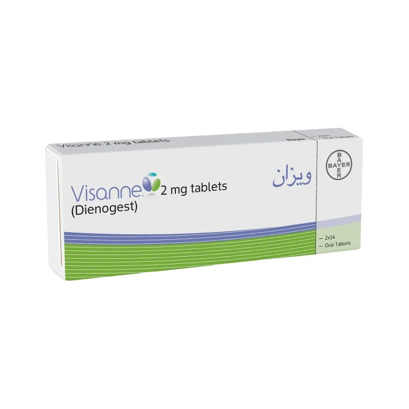 Visanne Tablets 2mg (1 Box = 28 Tablets)