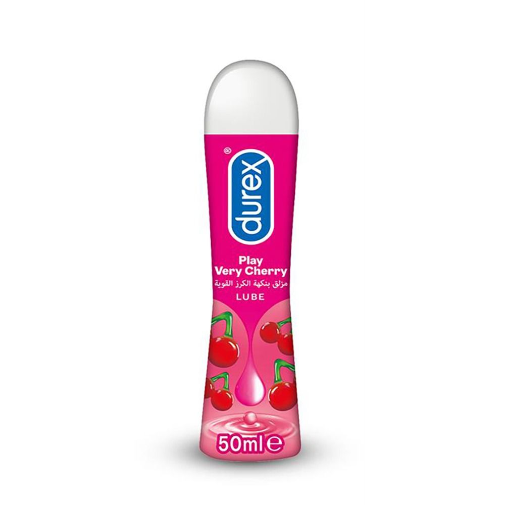 durex play very cherry flavoured pleasure lube gel 50ml