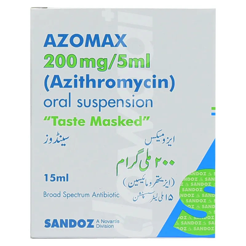 Azomax Suspension 200mg/5ml
