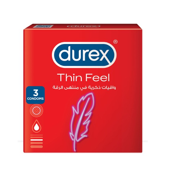 durex thin feel condoms (1 pack = 3pcs)