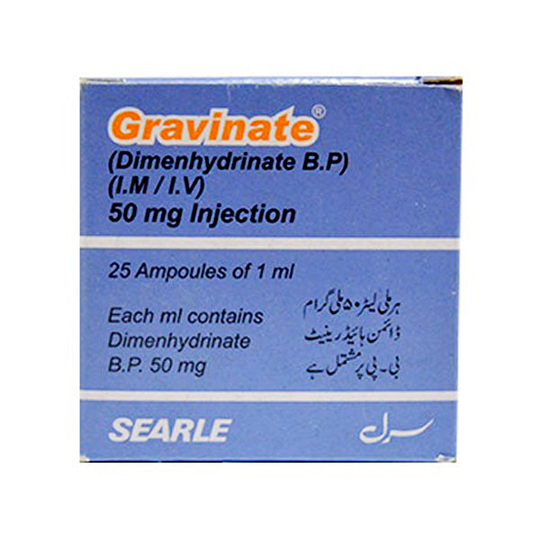 Gravinate Im/Iv Injection 50mg (1 Box = 25)