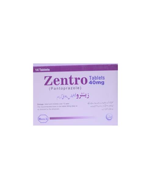 Zentro Tablets 40mg (1 Box = 1 Strip)