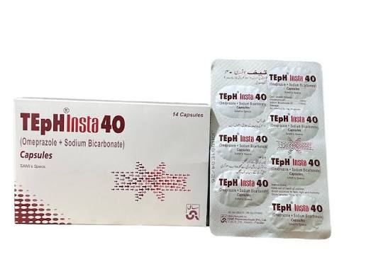 Teph Insta 40 Capsules 40mg (1 Strip = 7 Capsules)