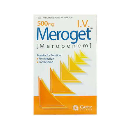 Meroget Iv Injection 500mg (1 Box = 1 Injection)