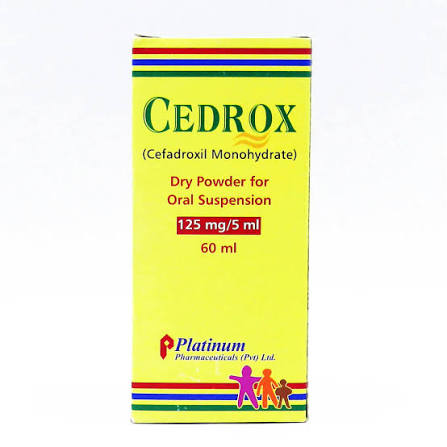 Cedrox 60ml Suspension 125mg/5ml