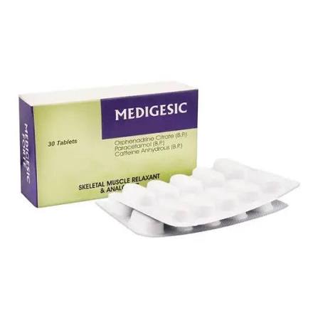 Medigesic Tablets 35mg/450mg (1 Strip = 10 Tablets)