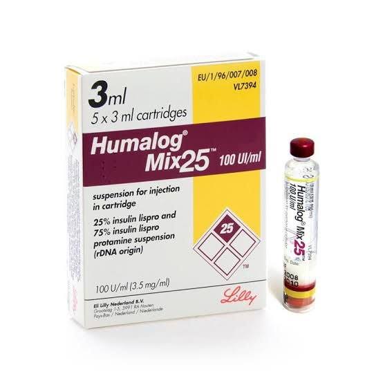 Humalog Mix 25 Kwikpen Injection 100u/Ml