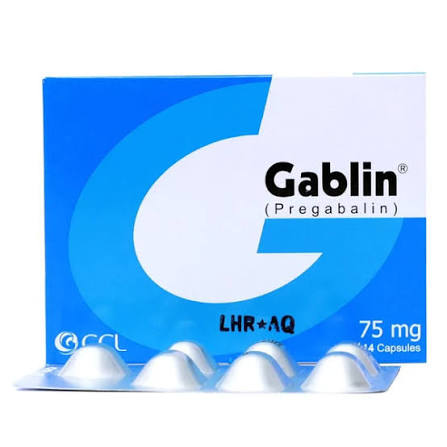 Gablin Capsules 75mg (1 Box = 2 Strips)