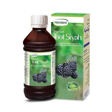 hamdard sharbat toot siyah 120ml