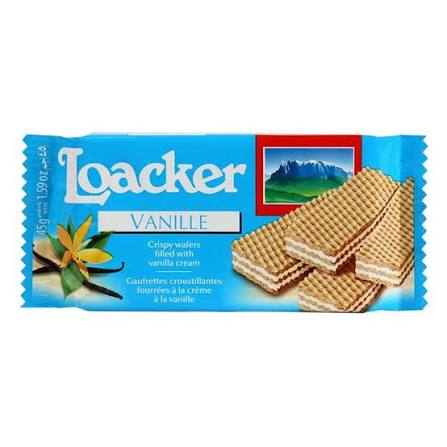 Loacker Classic Vanilla Wafers 45g