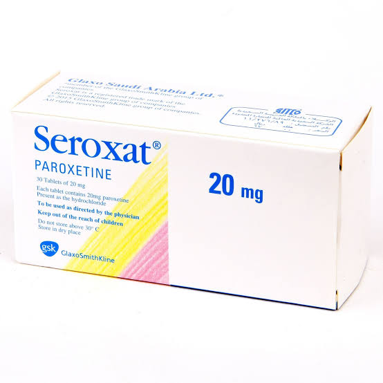 Seroxat Tablets 20mg (1 Box = 1 Strip, 1 Strip = 10 Tablets)