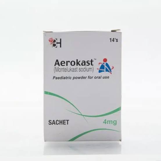Aerokast Tablets 4mg (1 Box = 14 Tablets)