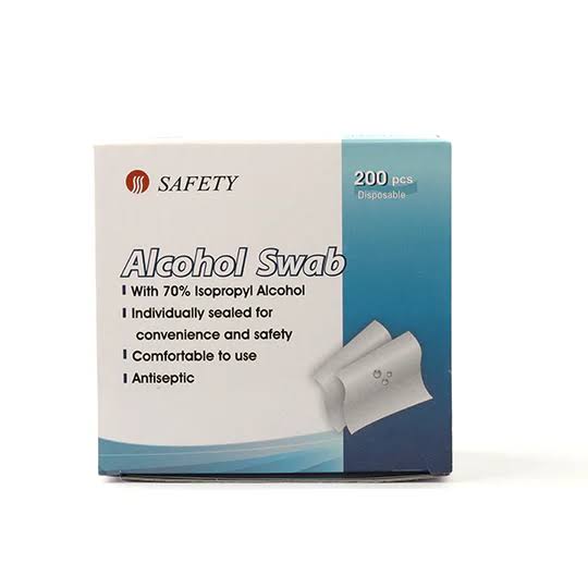 Safety Alcohol Swab (1 Box = 20pcs)