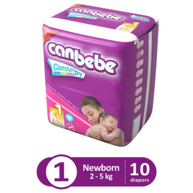 Canbebe Baby Diapers Size Newborn 10pcs