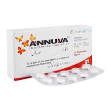 annuva tablets 50mg (1 box = 2 strips) (1 strip = 10 tablets)
